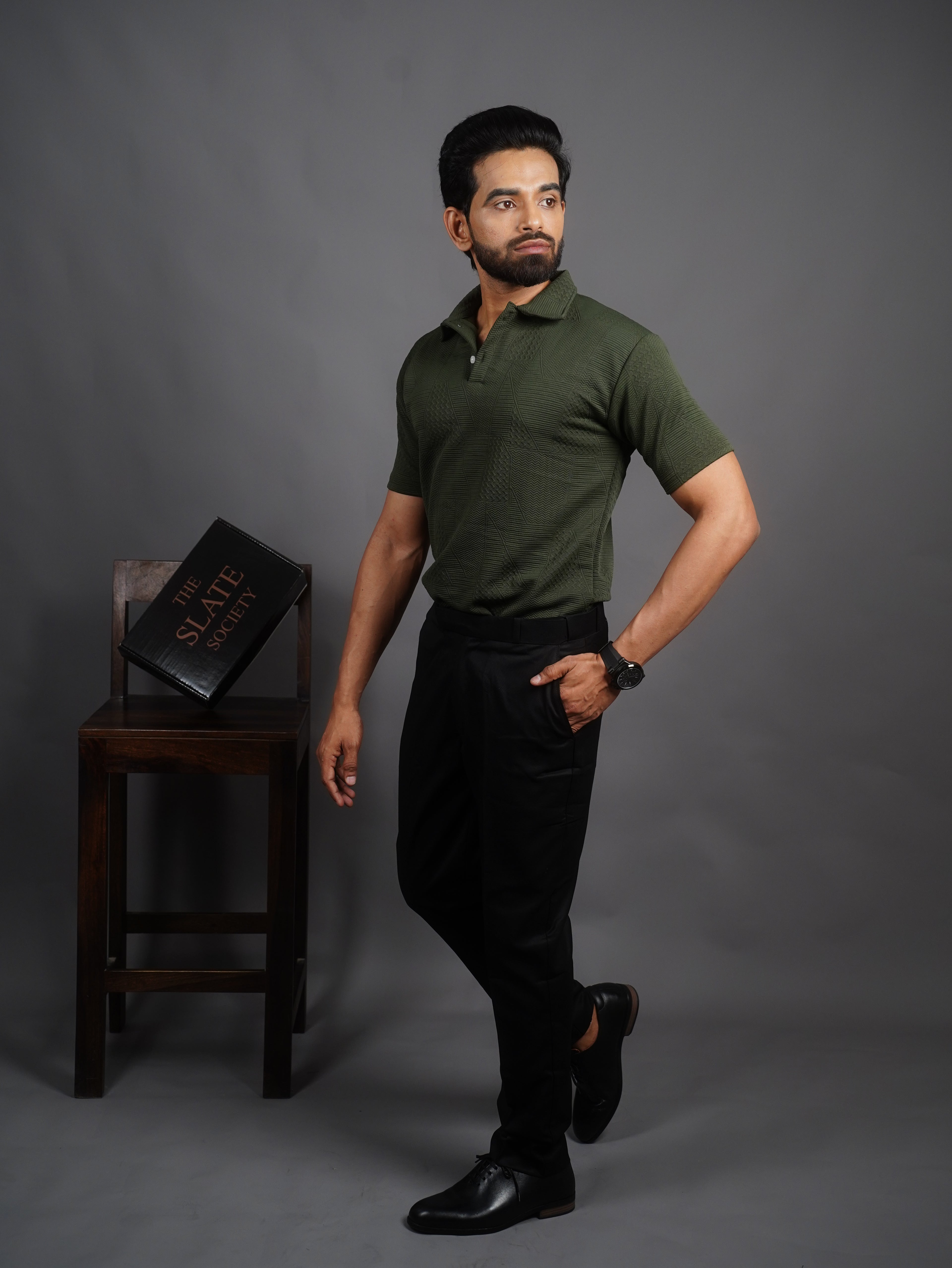 Polo-Shirt - Olive Green