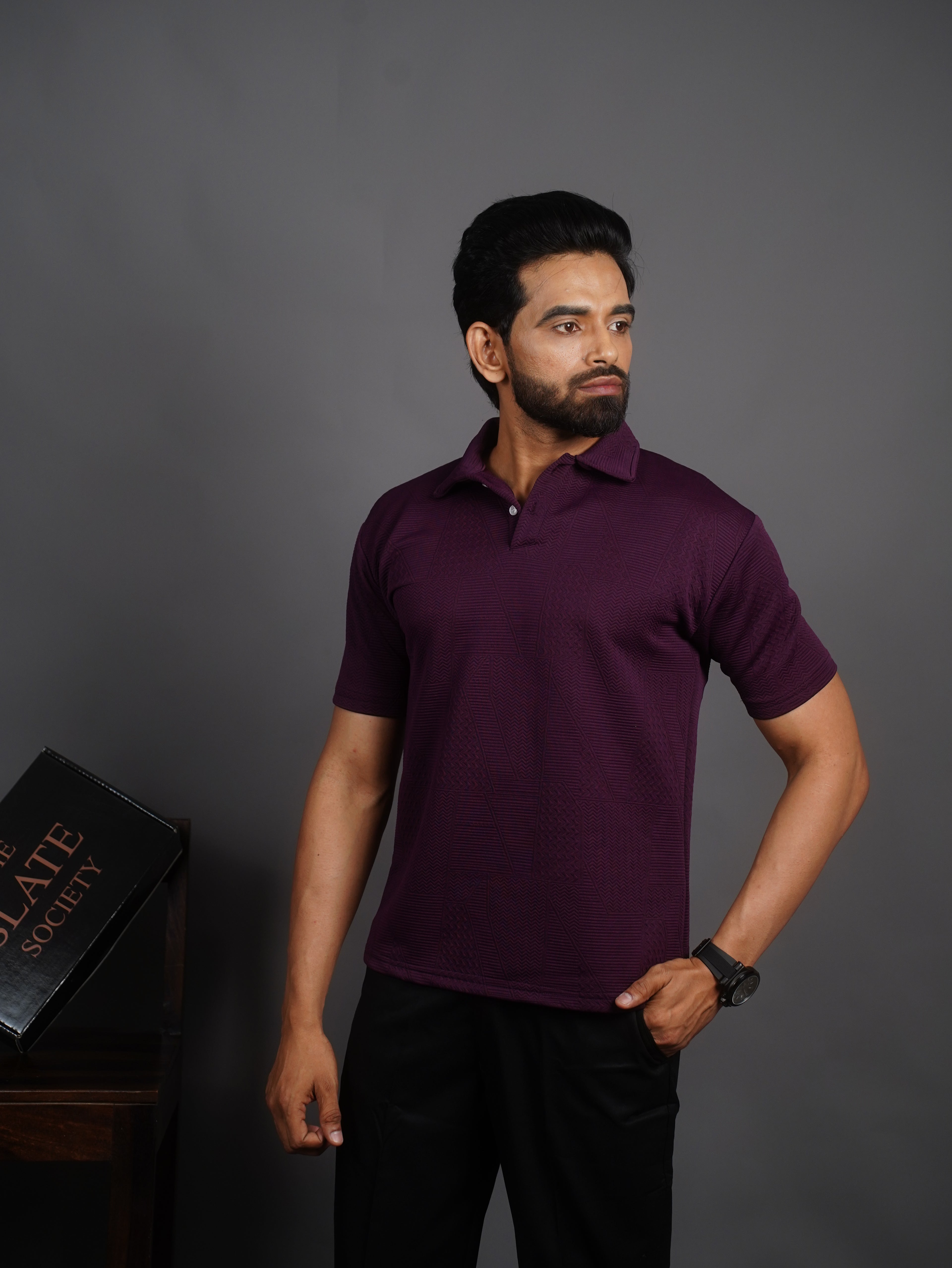 Polo-Shirt - Burgundy