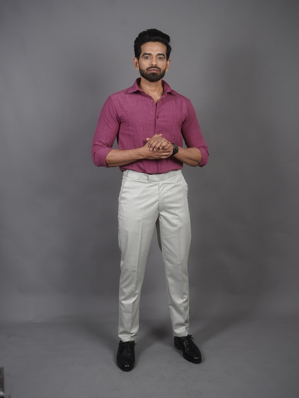 Slate Stretch Pant - 2 Way Strech - Silver Grey