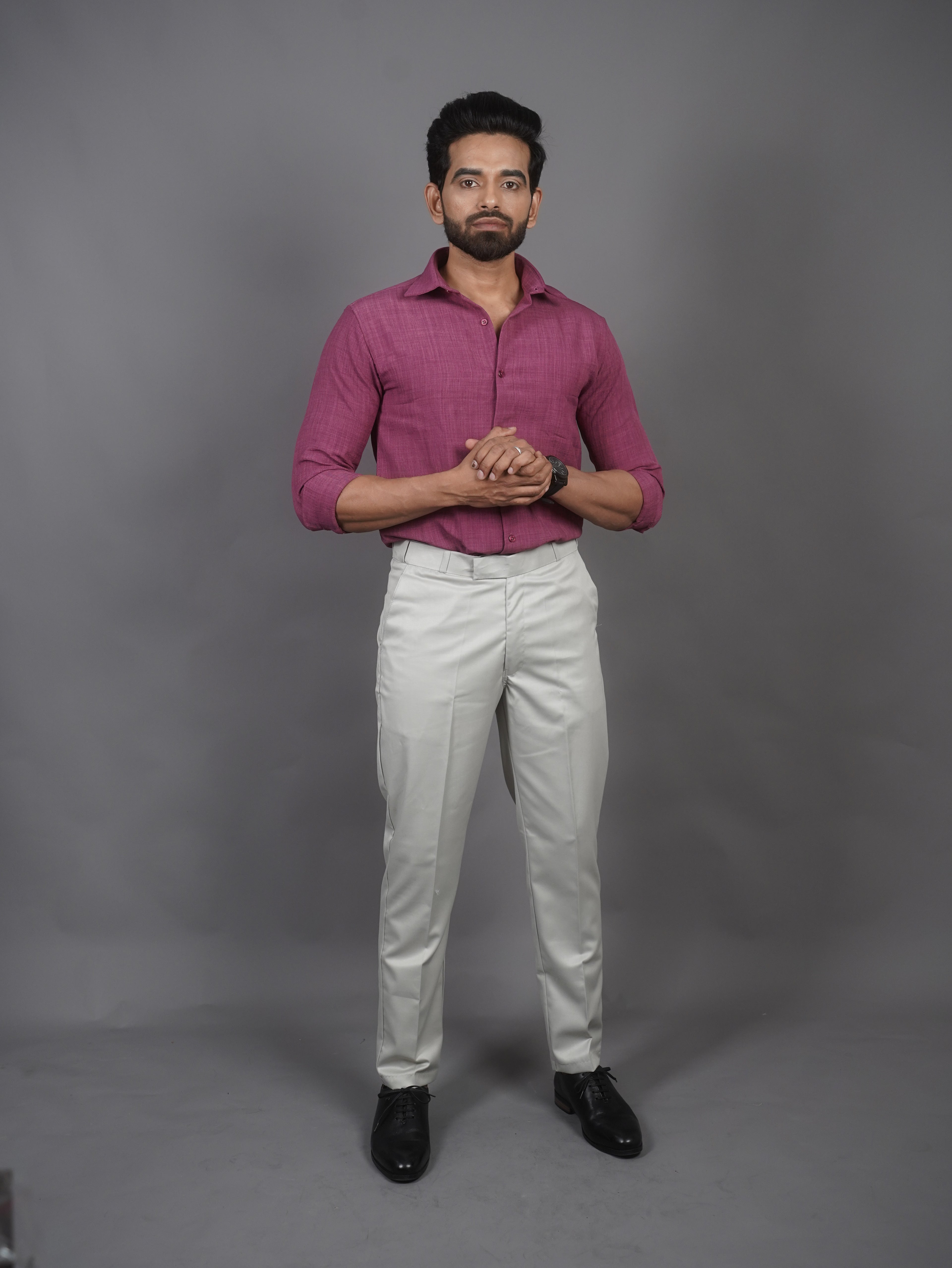 Slate Stretch Pant - 2 Way Strech - Silver Grey