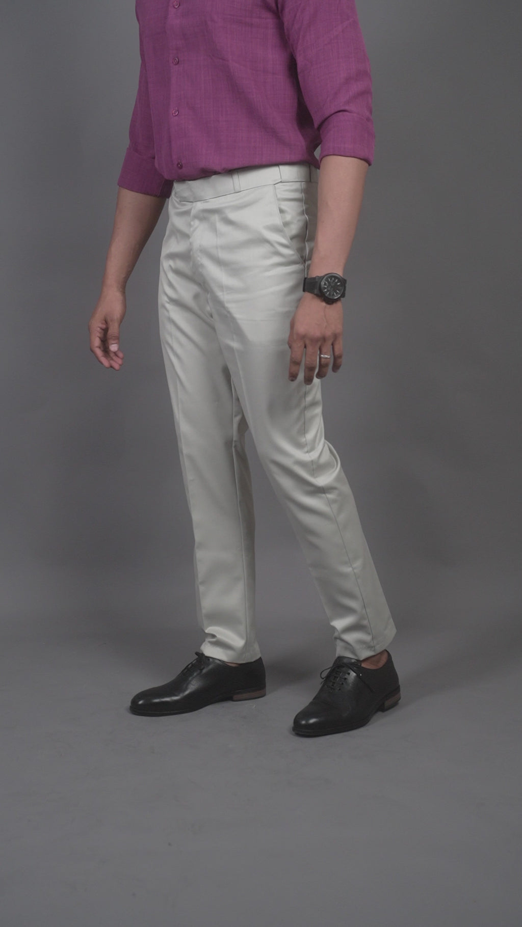 Slate Stretch Pant - 2 Way Strech - Silver Grey